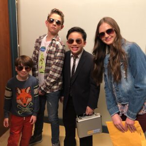 Albert Tsai Instagram - Some of my favorite #behindthescenes moments ahead of the #CoopAndCami S2 finale!! Tune in to watch 8:24p tonight on #DisneyChannel #DisneyNOW ✨ #bts