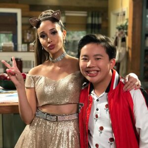 Albert Tsai Instagram - We had so much fun filming this #CoopAndCami episode celebrating Cami’s 13th bday!! Swipe to see some #bts pics 😂 Tune in 8:25pm tonight to join the party with a special guest on #DisneyChannel #DisneyNOW 🎉🌟 @disneychannel