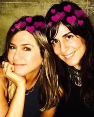 Aleen Keshishian Instagram - Happy birthday @jenniferaniston!  I ♥️u!
