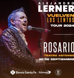 Alejandro Lerner Instagram - Vuelvo al Astengo de Rosario como en septiembre de 1993 ! 💜💜 @teatro_astengo 

🔥VUELVEN LOS LENTOS TOUR 2024 💜 ROSARIO👈 
Estaré con toda mi banda! Vamos a vivir una noche mágica! 

📌 20 DE SEPTIEMBRE | 
📍 TEATRO ASTENGO 
🟪 Reservá ahora tu lugar @tuentrada 

Los espero a todos! 💜💜 

Gracias @normarivascosta007 por recuperar esta joya de recuerdo !! 
 

#AlejandroLerner #Rosario #VuelvenLosLentos