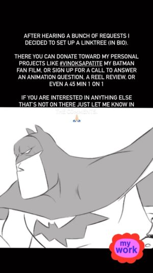 Alexander Snow Instagram - https://linktr.ee/snowmation come help me ( @snowmation ) continue to make cool stuff 🙏🏻 

#creator #class #teach #critique #donation #creation #animation #cartoon #fun #friends #friendship #animator #disney #batman #superman #dc #marvel #groot #spiderman #frozen #olaf #dragon #fluffy #mentor #project #fan #film #story