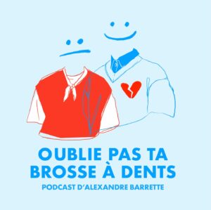 Alexandre Barrette Instagram - Une peine d’amour, quelle douleur à laquelle on ne s’habitue jamais!

J’ai beaucoup d’empathie pour les gens qui vivent une rupture amoureuse. On ne sait jamais quoi dire à part que le temps va régler les choses. 

Comme n’importe qui, je suis déjà passé par là et j’ai la rupture assez rude. Comme le sujet m’interpelle et que j’ai le sentiment qu’il peut intéresser certaines personnes qui sont la dedans, j’ai décidé de m’entretenir avec différentes personnes qui viennent me raconter leur pire peine d’amour! Avec du recul sur cette période, y’a du drôle, y’a du constructif, y’a même du beau!

À date, j’ai eu des moments incroyables avec @cathbrunet @marianacherie @petitbengagnon @genevievehd et @poirierstephane !

Ils vont loin, très loin dans leur partage! 

Le podcast s’appelle « Oublie pas ta brosse à dents » et on commence la diffusion dès la semaine prochaine! 

Vous pouvez déjà vous abonner à ma chaîne YouTube et à mon Patreon si vous voulez ne rien manquer. (Voir liens dans ma bio)

J’espère que les épisodes puissent faire du bien à quelqu’un qui vit une rupture, mais je veux que ça soit un l’fun à écouter pour n’importe qui!

Crédit illustration : @mme_labrie
