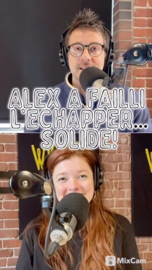 Alexandre Barrette Instagram - Alex a failli l’échapper… Solide! 😰😅