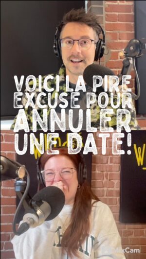 Alexandre Barrette Instagram - Voici la pire excuse (qu’Alex a reçue) pour annuler une date!