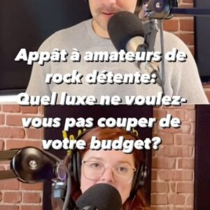 Alexandre Barrette Instagram - Appât à amateurs de rock détente : 
Quel luxe ne voulez-vous pas couper de votre budget?
Quelle lourdeur…