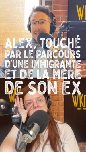Alexandre Barrette Instagram - Alex a été touché par le parcours d’une immigrante et de la mère de son ex!