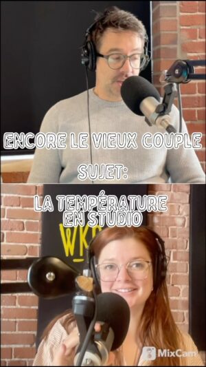 Alexandre Barrette Instagram - Encore le vieux couple 👴🏻👵🏻
Sujet : La température en studio 🥶😅
