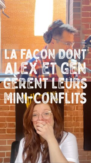 Alexandre Barrette Instagram - La façon dont Alex et Gen gèrent leurs mini-conflits! 😅