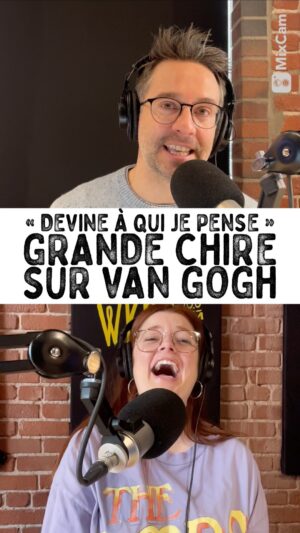 Alexandre Barrette Instagram - « Devine à qui je pense! » : une grande chire sur Van Gogh 🎨