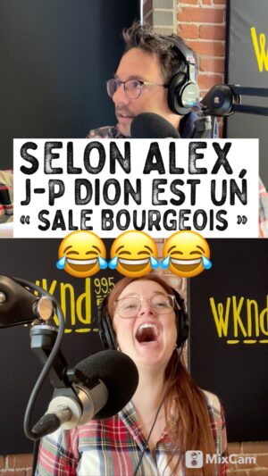 Alexandre Barrette Instagram - Selon Alex, J-P Dion est un « sale bourgeois »! 😂 Voici pourquoi!