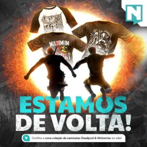 Alexandre Ottoni Instagram - Lambda, lambda, lambda, nerds! É isso mesmo, a NerdStore está de volta ao lar 🤩

Nossa marca nasceu dentro do universo Jovem Nerd e quem nos acompanha sabe que isso é sinônimo de qualidade e carinho com nossos fãs! 💙

Celebre esse retorno triunfal com a nossa coleção oficial de Deadpool & Wolverine! 

Fiquem de olho que vem muita novidade por aí hein 😉 LET’S F*CKING GO!!!