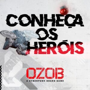 Alexandre Ottoni Instagram - CONHEÇA OS HERÓIS DE OZOB: A CYBERPUNK BOARD GAME 🤡💥 
 
Neste jogo, os jogadores vão assumir o papel de hackers, mercenários, pós-humanos e outros rebeldes que lutam contra a opressão das megacorporações! Conte com seus amigos… E APENAS COM ELES. Pois neste futuro distópico, o próprio sistema está contra você… 
 
Conheça alguns dos integrantes que lutarão ao seu lado: 
 
💥OZOB — Com apenas dois anos restantes até seu vencimento, OZOB é um pós-humano criado por um cientista insano com a aparência de um palhaço e, com uma granada vermelha no lugar do nariz, ele quer aproveitar ao máximo cada momento da vida. 

💥CALIFORNIA — Uma jovem que modificou a si mesma com DNA alienígena, o bastante para acreditar que é possível destruir o sistema, genial o bastante para até talvez conseguir! 
 
💥VIVIKA — Uma mercenária violenta com DNA de tigre (de verdade), equipada com garras e um moicano afiados de metal líquido. Ela sempre trabalhou para quem pagasse melhor, até conhecer California.

E não esqueça que já estamos com a página da campanha internacional no ar, através do link da bio! É OZOB RAPÁ!