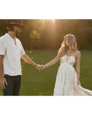Alexandria DeBerry Instagram - my heartbeat 🫶🏼 this month marks 10 years together @tylerbeede! 

“surely your goodness   mercy will follow after me” 🌾🌼 
…   boy has it 🥹