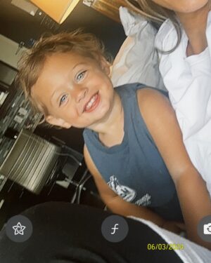 Alexandria DeBerry Instagram - trying to ignore the fact he will be 2 in 2 months 🥹 wishing we could bottle him up at this age forever! pure joy with a side of killer dance moves 🪩 #beauxdiesel #22months