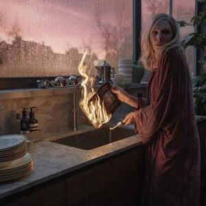 Alfonso Cuarón Instagram - DISCLAIMER*

“She’s harassing me.”
 Kevin Kline as Stephen Brigstocke (2024, ‘Present Day)

Burning your secrets
Cate Blanchett as Catherine Ravenscroft (2024, ‘Present Day’)

Hungover, hurt, and betrayed.
Sacha Baron Cohen as Robert Ravenscroft (2024, ‘Present Day’)

“Were you looking at me?”
 Leila George as Catherine Ravenscroft (2001)

Discovering in the world.
Louis Partridge as Jonathan Brigstocke (2001)

Betrayed by his mother.
Kodi Smit-McPhee as Nicolas Ravenscroft (2024, ‘Present Day)

“Nancy, the police are here.”
 Lesley Manville as Nancy Brigstocke (2024, ‘Present Day’)

In mourning.
Kevin Kline as Stephen Brigstocke (2001)

“A beacon of truth, who is an inspiration to us all.” Cate Blanchett as Catherine Ravenscroft, and Sacha Baron Cohen as Robert Ravenscroft (2024, ‘Present Day’)
 
“Have you always been faithful?”
Louis Partridge as Jonathan Brigstocke and Leila George as Catherine Ravenscroft (2001)
  
*October 11 on @appletv