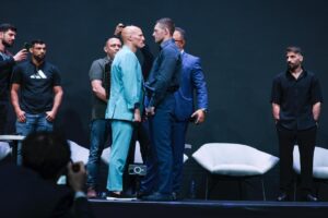 Ali Al-Qaisi Instagram - THE EYES, CHICO. THEY NEVER LIE.
-Scarface
.
.
.
Uae warriors 42 press conference
Outfit @blackparliamenthouse @emadtq 
#abudhabi #uaewarriors #theroyalfighter #alqaisiteam #mma