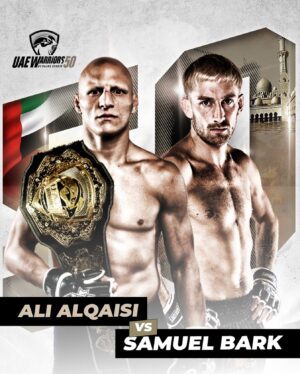 Ali Al-Qaisi Instagram - Make your predictions! 🔥💥
🏆 @alqaisimma vs @samuelbark

#UAEW50
#UAEWarriors