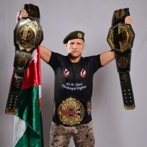 Ali Al-Qaisi Instagram - The champion have the name and the Belt 🥷🔪
The Royal Fighter 👑
See you soon ⏳