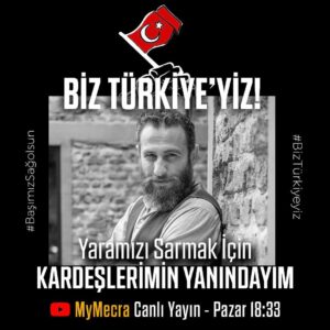 Ali Nuri Türkoğlu Instagram - Yara Sarmak İçin
KARDEŞLERİMİN YANINDAYIM.
#BizTürkiyeyiz
@mymecra 
Canlı Yayın Pazar 18:33
#deprem 
#afad
#Türkiye