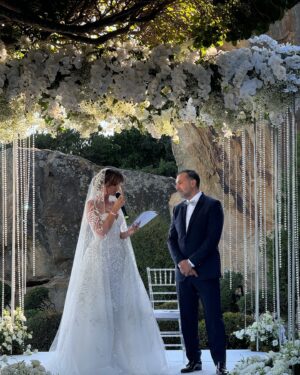 Alia Chergui Instagram - Wedding day @malikamenard14 & Karim congrat 🫶
