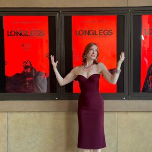 Alicia Witt Instagram - are you still saying your prayers? 
we’re comin’ for you in 3 days 🧟‍♀️ this friday @longlegsfilm comes out in theaters everywhere in the US/UK; europe and the world after that. 🎥🍿 @neonrated 

some glimpses of a night in celebration of this Thing we made. grateful for each and every moment of it. 

while i sit on a plane and process, in costa rica pants and a beat up tank top, ready to go harvest some cucumbers when i land in nashville 😜 - allow me to spill the beans on what i wore and this glam squad who worked their 🪄 ✨

👗 @sergiohudson 
💎 @nini_jewels 
👠 @veerahofficial 
💃 @catpopestylist 
💇‍♀️ @bykileyfitz 
💄 @brittsully 
💅 @nailsbynotcandy 
🪡 @sophiethetailor 

lifelong best friends:
@jenniferkhowell @riazrpatel robert koch 

❤️ 

skin care products by @luxebeauty @arconalosangeles and hair treatment by @zenagenhair 

thank you all for an unforgettable experience. 
and thank you to all the critics and viewers for your words, too. 
i can’t wait to share ruth with you all. 

L O N G L E G S 
7 . 1 2
