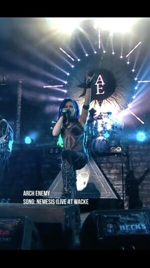 Alissa White-Gluz Instagram - W is for Wacken! Taking it back almost 8 years ago when we played at @wackenopenair.official and recorded our live album "As The Stages Burn!" 🔥🔥🔥

Catch us on tour in 2024 and you might get the chance to hear "Nemesis" live too 😉

All dates & tickets are available via www.archenemy.live (🔗 in bio) 🤘🏻

#ARCHENEMY #DECEIVERS #TOUR #EUROPE #FESTIVALS #LIVE #ASIA #ASIATOUR #WACKEN #WACKENOPENAIR