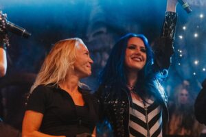 Alissa White-Gluz Instagram - HAPPY BIRTHDAY ANGELA!

Please wish @thegossow a very happy birthday! Thank you, Angela, for paving the road for women in extreme music! She is an inspiration to so many of us and continues to leave her mark in the music world through management now! 🫶🤘

The teen in me still cannot believe I get to sing some of her songs every night! So awesome! 

🎈🎉🥳🎊👯‍♀️

#ARCHENEMY 

Photos (detail) by @fabianriediger - thank you!