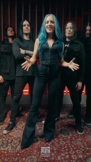 Alissa White-Gluz Instagram - 𝐃𝐑𝐄𝐀𝐌 𝐒𝐓𝐄𝐀𝐋𝐄𝐑 - 𝐎𝐔𝐓 𝐍𝐎𝐖! Listen to our brand-new song via www.archenemy.band or hit the link in our bio 🔥 Watch the video TONIGHT at 6pm CET only on our YouTube channel (@archenemyofficial)! ⁠
