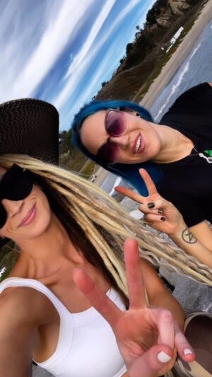 Alissa White-Gluz Instagram - My vegan heavy metal sister from another mister 🖤The queen beast herself @alissawhitegluz 👯‍♂️🫶🏻🌱
When your travel schedules unexpectedly align and you get to spend almost two days catching up with a badass human you adore, respect and admire, it’s food for the soul. I needed that, more than I even knew!

Walking for miles, drinking delicious coffee, doing cookie taste tests, eating exquisite vegan food; visiting animal shelters, talking life, on and off the road; laughing, pondering and reflecting. Not many people understand the very unusual lives we live as pretty non-stop, international, pro touring musician and highly involved activists. The highs and lows, the pros and cons, the celebrations and the challenges; the learning to say no, the desire to try do everything. The almost impossibility of maintaining any sense of a “normal life” whatever that even is 🤷🏼‍♀️
For so many reason I cherish time with this beautiful, smart and kind being. Kindred spirits, old souls, extreme empaths, warriors for the animals. Stage and the road are the homes we know and we’re just doing our best to be of service to this planet. Activist hearts in a rock n roll world. Love ya lady 🫶🏻🤘🏽🖤🌱

#alissawhitegluz #archenemy #tanyaocallaghan #veganwoman #plantbased #theplantbasedbassist #vegansofig #womeninmetal #animallovers #vegansisters