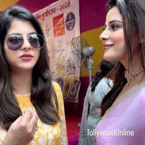 Alivia Sarkar Instagram - নায়িকাদের খালি পেটে থাকতে নেই বললো রুপসা ও  অলিভিয়া ...#AliviaSarkar #Ruppsha #FakeCandid #Laugh