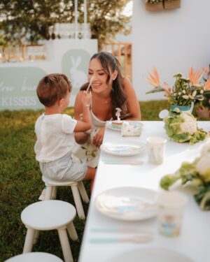Alketa Vejsiu Instagram - 2 years of baby giggles, endless love, and unforgettable moments. Here's to many more! 🐰🥕