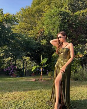 Almila Ada Instagram - Dün geceden kalan✨📸💚

#reklam ama değil💕