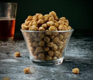 Alton Brown Instagram - Roasted chickpeas tossed in salt and sumac make a healthy and easy snack.
This application is inspired by a curiously crunchable concoction called "leblebi" found in the region around Corum in Turkey.
#linkinbio #chickpeasnack #highlysnackable #instagood #snacksofinstagram