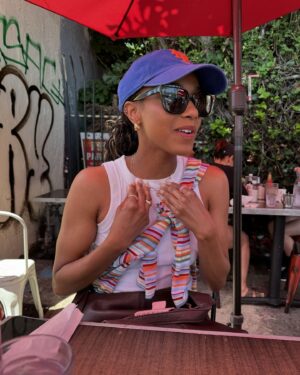 Alyah Chanelle Scott Instagram - the world is ending get a hobby and eat a stone fruit