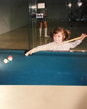Alyson Stoner Instagram - Choose your fighters. I call Pool Shark!!! 🦈 

Before Sarah Baker, there was Bb Stoner. 🥹 One of the greatest gifts growing up was trying every sport under the sun. The physical coordination, mental discipline, teamwork, health benefits, competition… I wished I could be on a field or a court 24/7. 🤪

Here’s to finding new ways to stay active in my thirties! 🥵

Alt text: Images of Alyson from childhood playing different sports, including football, baseball, tennis, Billiard’s, golf, basketball, swing dancing, and climbing monkey bars.