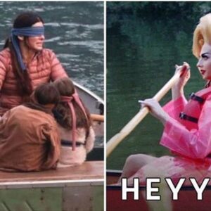 Alyssa Edwards Instagram - Just Around The Riverbend 🙋🏼‍♀️
Imma coming @sandrabullockco @birdboxmovie @netflix @tazo #dancingqueen #ThankYou2018