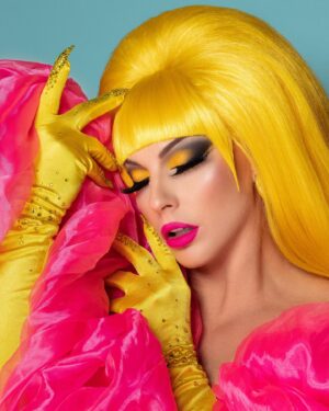 Alyssa Edwards Instagram - You Can’t Start A Fire Without A Flame 🔥 💕✨
Makeup & Photo: @dillondeltoro 
Hair: @itsawigthing 
Gloves: @vie.lette 
#DancingQueen #abhxalyssaedwards #Drag #Queen