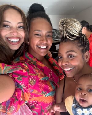 Amber Stevens West Instagram - Consider me SPRINKLED!!! I love each and every one of you beyond words. #3 has officially been blessed! My wish is for everyone to feel as loved and supported as I do. #kamala2024