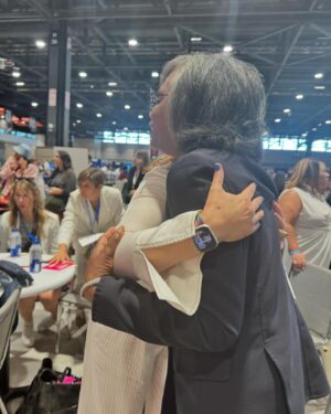Amber Tamblyn Instagram - These are the moments that will stick with me from the DNC this past week. The ones that made me laugh, took my breath away, brought me to tears, and called me in. For our newsletter, you can read full recaps with exclusive videos and photos from the entire convention. We’re also doing a live zoom tomorrow, Saturday the 24th, at 1pm EST for our paid subscribers to download and discuss all of it. Hit the linktree link in my bio and “DNC recap” to sign up today

📸1: Backstage at the Live Talks Power Summit with our organization @themeteor in collaboration with @emergeamerica clasping hands with my friend, Congresswoman Ayanna Pressley
📸2: Some guy trying to get an autograph, idk
📸3: My sister in showing up, Uzo
📸4: Embracing (literally) Anita Hill
📸5: The one and only Fatima Goss Graves, President of the National Women’s Law Center
📸6: Friends Tarana Burke, Ai-Jen Poo, and Sarah Jones striking a pose
📸7: The shoes of Vermont’s first queer representative who I spoke to on a panel about the dangers of Project 2025, the incredible Rep. Becca Balint
📸8: Just casually me and Wonder Woman on a panel, nbd
📸9: Hotties Liz Plank and Anand Giridharadas 
📸10-12: inside the savvy and very smart Hotties for Harris party
📸13: Members of the Uncommitted Movement gather in a powerful sit-in outside the convention centers demanding the right to be heard and a ceasefire in Gaza
📸14: The Goldberg-Polin family who’s son was kidnapped on October 7th
📸15: Georgia Rep. Lucy McBeth and four others share devistating stories of losing children to gun violence in America
📸16: Michelle Obama’s breathtaking, sobering speech calling on all of us to show up and do something. 
📸17: My friends and colleagues at The Meteor, Cindi Leive and Meredith Shepard
📸18: A historic moment caught in a historic photograph by NYT photographer Todd Heisler: Kamala’s great niece, Amara, taking it all in.