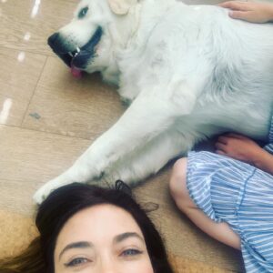 Amelia Heinle Instagram - This dog!!!! @walterandpopo #englishcreamgoldenretriever