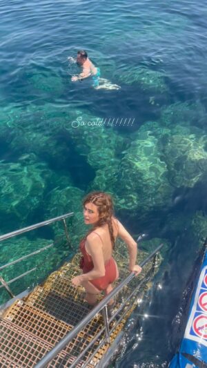 Amelia Heinle Instagram - Thanks so much to all the fans and TF1 and the television festival for allowing me to swim in the Mediterranean again!! @festivaltvmonte_carlo @tf1