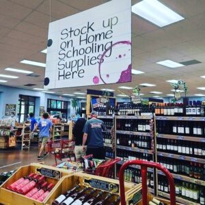Amelia Heinle Instagram - Ha ha! #homschooling #greatparenting #wine