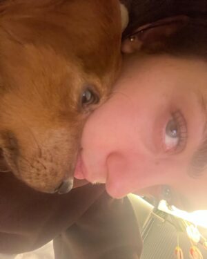Amelie Zilber Instagram - Refuse to do homework unless dog in lap