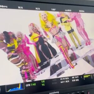 Amethyst Instagram - hey don’t mind me, just reminiscing cause it’s been a whole year apparently 🥹 I’m forever grateful to have been a part of such a beloved season of @rupaulsdragrace & I thank my lucky stars every day for the experience ✨ shoutout to my incredible sisters I got to meet along the way. Season 15 forever 🩷💛🏁