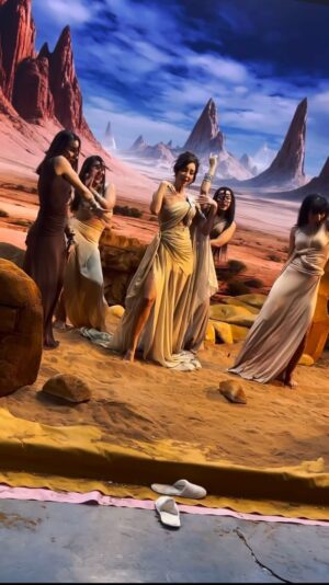 Amir Rouani Instagram - Behind the scenes of @bassmaboussel last song ✨

🧠 🎥  @amir.rouani 

 💃🏻 @__https.shay__ @yasmine_ahenjir @hm_pocahontas ❤️

Constumes by @versatile_byfatimez ❤️