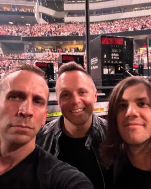 Amos Heller Instagram - It’s the end. It’s nowhere near the end. 

The first Eras Era comes to a close, with more ahead of us than behind. And I’m so so grateful. 

This is the best one. I can feel it. I can see it every night.  I hear it in how my friends talk about it. In my private moments the joy and love and excitement overwhelm my crusty road musician irony shields. 

I’m so grateful to call this place my road home. It’s the best folks and the dumbest jokes. It’s laughing at a joke with your pal and then watching them thrive in the brightest spotlight during the longest show in front of the biggest crowd. 

Thank you for everything, US crowds. You’ve set a high bar to clear, and the joy you gave us propels us around the world. 

I quite literally could not be here without my wife and fiercest advocate @karahheller  Not just for taking on three young kiddos and an entire household while I galavant, but for your steady love and the best counsel. Can’t wait to come home to you.

📷 @pongpatthongsri