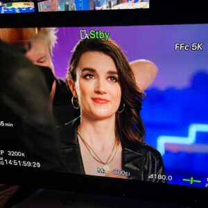 Amy Corbett Instagram - Behind the glam… 💄 💅🏼 ✨ 🎥 That’s right, I come in every day, fresh-faced and then a FABULOUS team spend hours getting me ready for camera with hair, makeup and wardrobe to die for 🙌🙌🙌 Not only do they make me look great, they also bring the sunshine and get me ready for even the toughest days! (And make sure I stay looking that way!!!) I couldn’t be more thankful for each and every one of them that have worked with me over the seasons ♥️ ♥️♥️ #glamsquad
But no matter how much time we have, we are always running so things look a little messy 😂😂😂
.
.
.
#behindthescenes #bts #legomasters #legomastersfox #legomastersusa #mystyle #glam #ilovemyglamsquad #cameraready #feelingfine #feelingfabulous #dreamteam #thankful