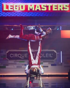 Amy Corbett Instagram - A snapshot of the madness that happened when Cirque de Soleil met LEGO Masters… 🎪 🦓 💓 
Catch tonight’s episode to get in on the action!

#legomasters #legomastersfox #realitytv #competition #legimastersysa #cirquedusoleil