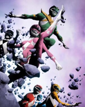 Amy Jo Johnson Instagram - Highlight of @comic_con was meeting some of the incredible cover artists for #mmprthereturn The list of talent is insane! ❤️ @boom_studios @davidmackkabuki @chrissiezullo @jaeleeart @johngiangart @davidnakayama @#powerrangers