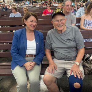 Amy Klobuchar Instagram - I spoke at the MN State Fair Military Appreciation Day program that is held each year to thank and pay tribute to our service members and veterans. Our freedoms were made possible by their sacrifice and it’s on us to honor them today and everyday.